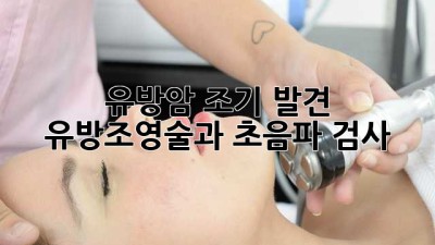 유방암 조기 발견, 유방조영술과 초음파 검사